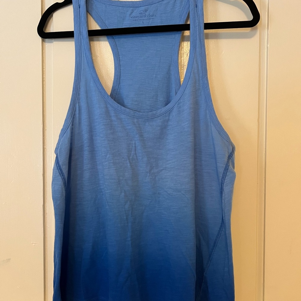 Vineyard Vines Blue Fitted Sleeveless Tank Top - NWT